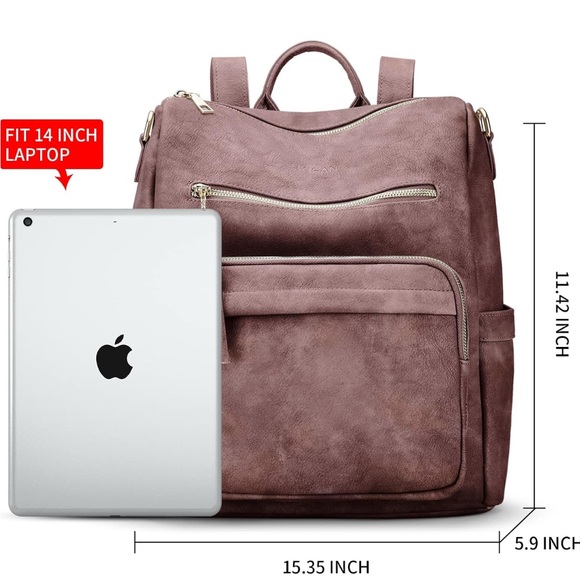 Oyifan Womens laptop backpack Purse Large - Picture 2 of 6